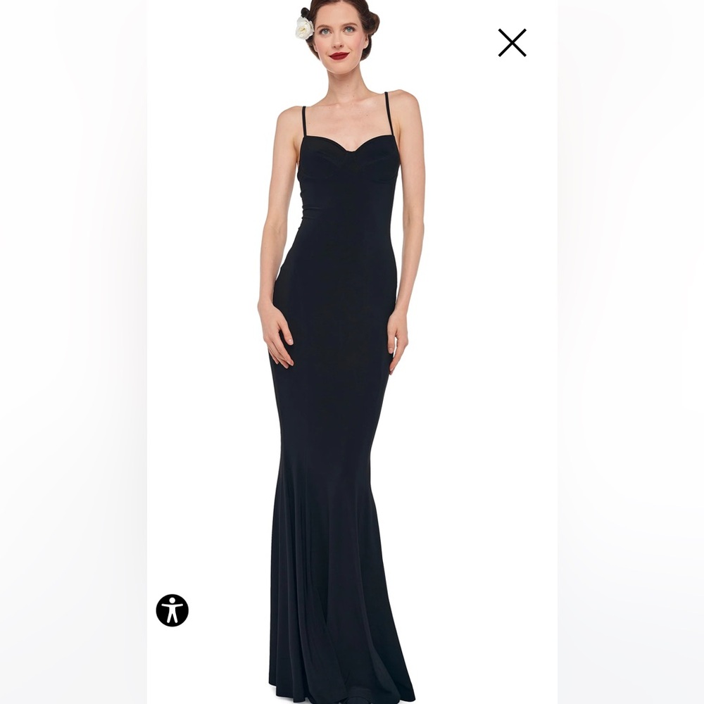 Norma Kamali Underwire Fishtail Gown - Picture 4 of 12